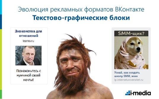 Эволюция рекламных форматов ВКонтакте – ТГБ Эволюция рекламных форматов ВКонтакте – ТГБ